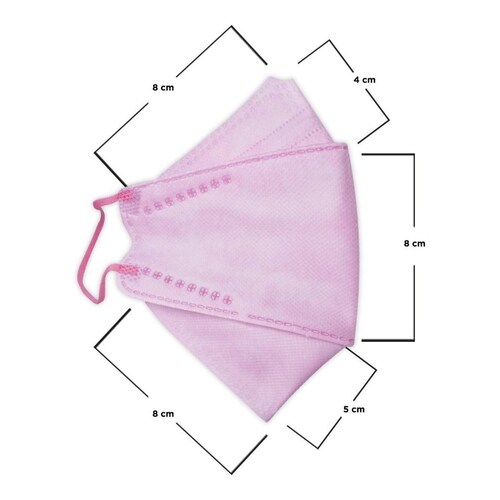 Cubrebocas Kf94 Mascarillas Proteccion Maxima 10pzs Adulto .