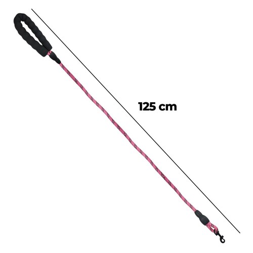 Correa para perro gato o Mascotas Corta y Gruesa 125 cm 