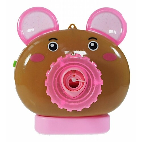 Cámara De Burbujas Juguete Para Hacer Burbujas Burbujero 1pz Oso