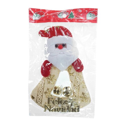 Adornos Navideños Muñeco Campana Arbol Navidad 8pz 