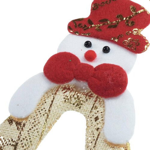 Adornos Navideños Muñeco Campana Arbol Navidad 8pz 