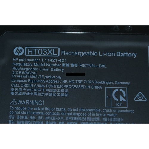 Batería ORIGINAL Hp Pavilion Ht03xl  L11119-855  Pc14