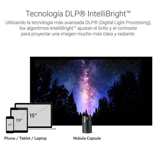 Proyector Smart Portátil Nebula Capsule Pro Android