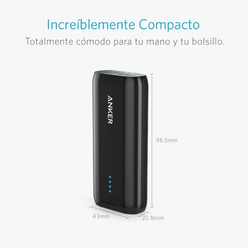 Batería Portátil Anker Astro 6700 Power Bank - Negro
