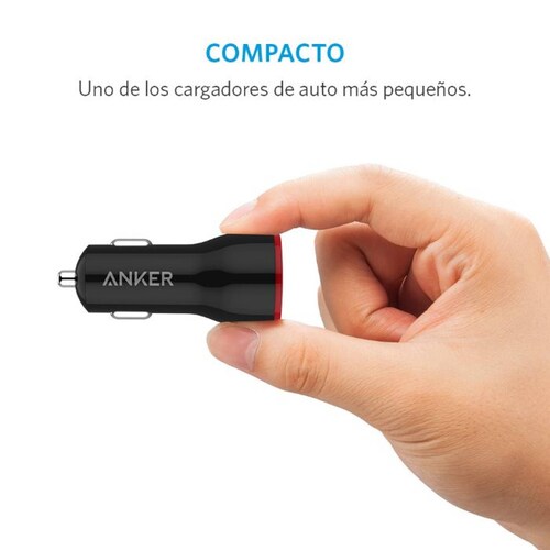 Cargador para Auto Anker Powerdrive 2 USB 24W - Negro
