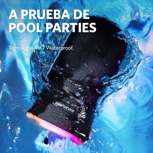 Bocina Portátil Soundcore Flare Bluetooth IPX7 - Negro