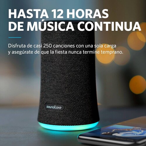 Bocina Portátil Soundcore Flare Bluetooth IPX7 - Negro