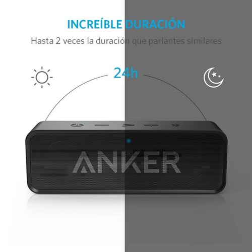 Bocina Bluetooth Soundcore Anker SoundCore Potencia 12W 24 Horas