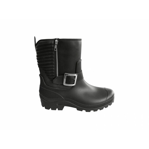 Bota De Lluvia Para Caballero Greenbox Estilo Motociclista Mx-1401