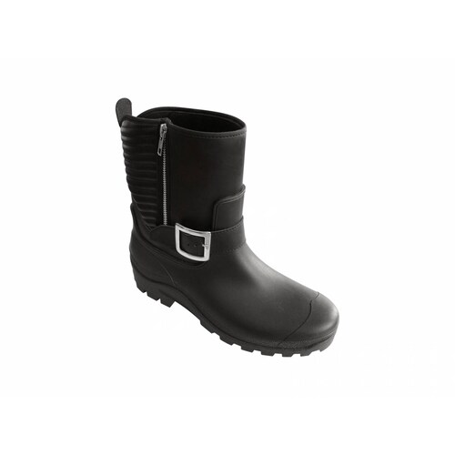 Bota De Lluvia Para Caballero Greenbox Estilo Motociclista Mx-1401