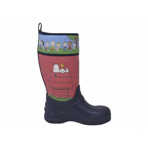 Bota de lluvia para NiÃ±o Snoopy Peanuts Licencia 100% Oficial Azul Marino/Rojo PN-1217-MX