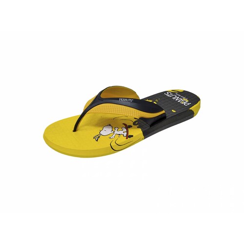 Sandalia para Caballero Peanuts 100% oficial Mostaza PN-1642-FC