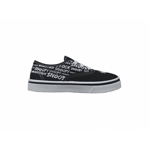 Tenis Para Niña con agujetas Snoopy Negro PN-1007-HC