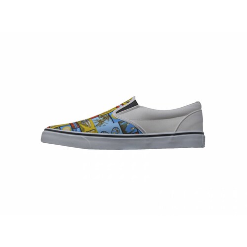 Tenis para Caballero Slip-on Popeye Blanco PP-70875-HC-G