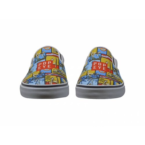 Tenis para Caballero Slip-on Popeye Blanco PP-70875-HC-G