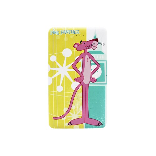 Power Bank 5000mAh Pantera Rosa Batería Externa Portátil 2 USB VG-PB-S-01-PK Ideal para Regalo