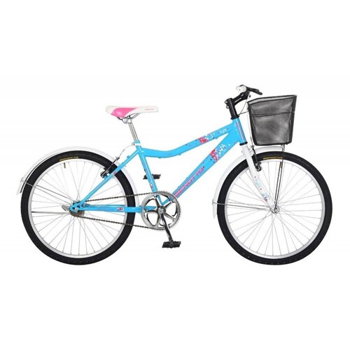 Bicicleta Benotto Montaña Kyra R24 1v Frenos V Acero Azul/Blanco