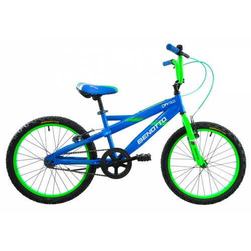 Bicicleta Benotto Cross Diavolo R20 1V Frenos V Azul/Verde