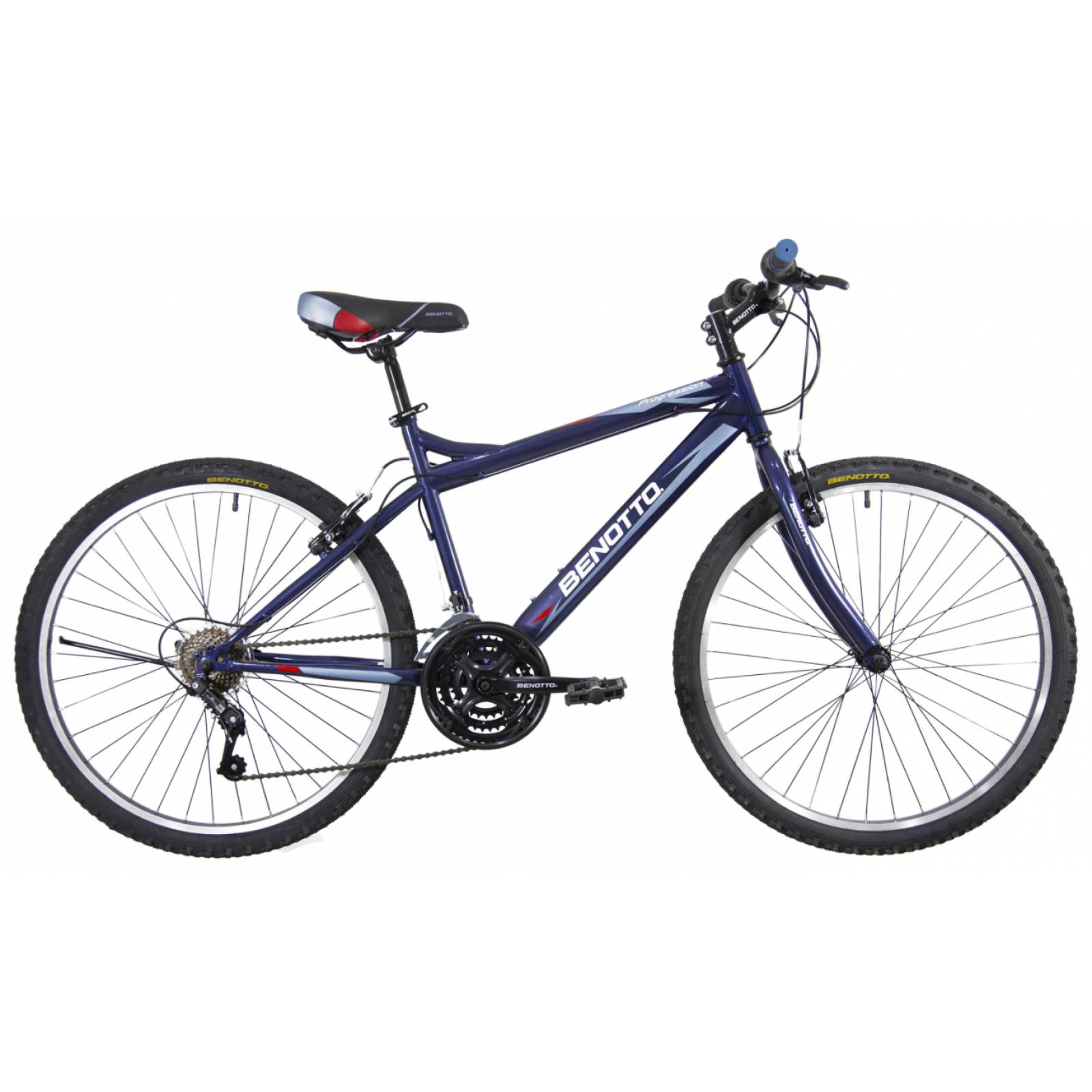 Bicicleta Benotto Mtb Progression R26 21v Unisex Frenos V Azul