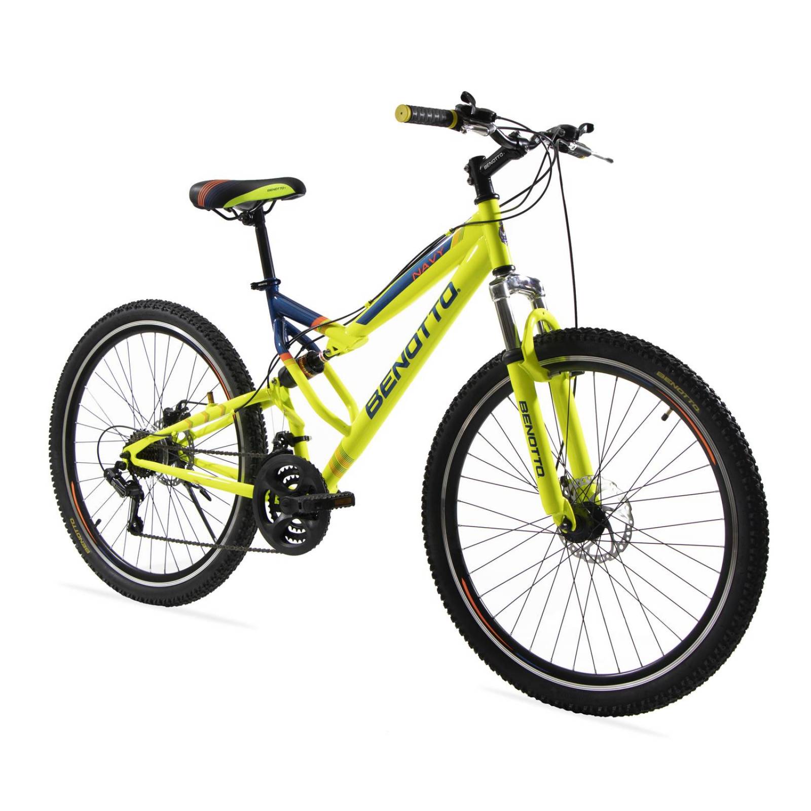 Bicicleta BENOTTO MTB NAVY R27.5 21V Shimano Doble Disco