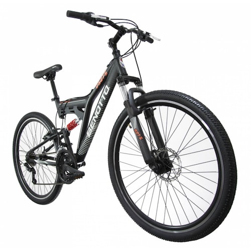 Bicicleta BENOTTO MTB DS275 R27.5 21V Aluminio Doble Suspensión Negro