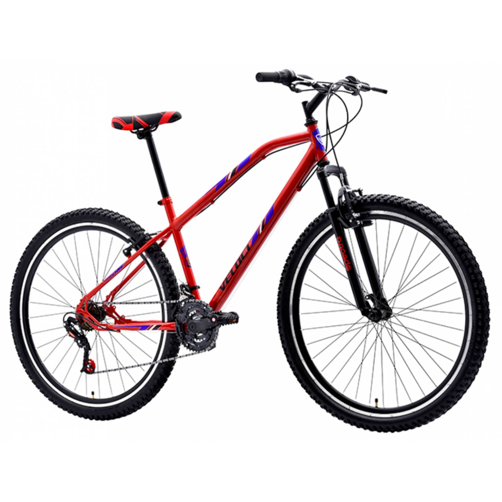 Bicicleta Veloci Hiperion Monta a R29 21 Velocidades Rojo