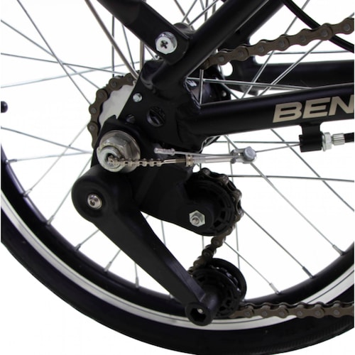 Bicicleta BENOTTO Plegable PIEGARE R16 3V Aluminio Frenos V Negro