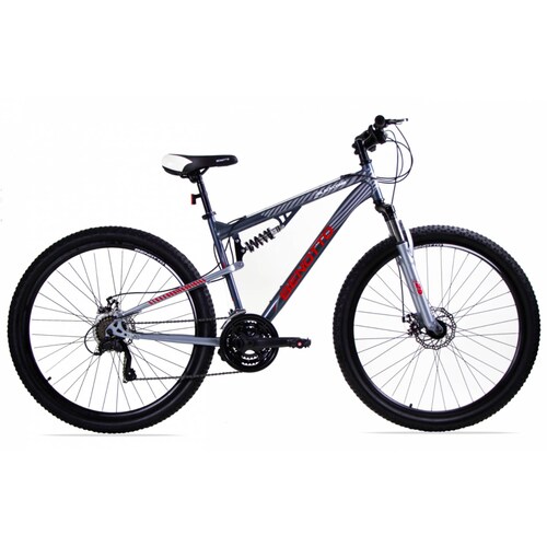 Bicicleta BENOTTO MTB BLACKCOMB Rodada 29 Doble Suspensión Gris oscuro Unica
