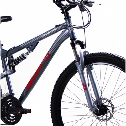 Bicicleta BENOTTO MTB BLACKCOMB Rodada 29 Doble Suspensión Gris oscuro Unica