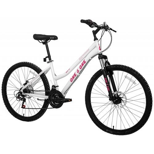 Bicicleta MTB ONE Ó ONE 171 Rodada 26 Dama 21 Velocidades Blanco Unico