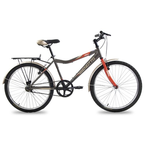 Bicicleta Benotto Montaña Strega R24 1v Frenos V Acero Cafe/Naranja