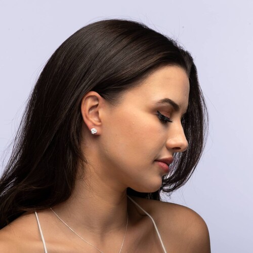 LuckyLy Aretes Nina Plata