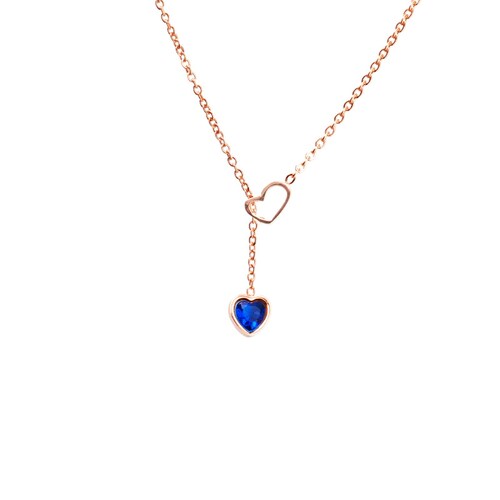 LuckyLy Collar Gema Plata