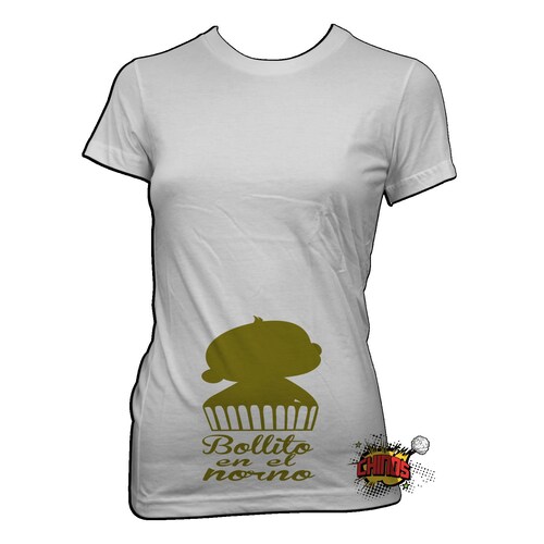 PLAYERA PARA EMBARAZADA, BOLLITO EN EL HORNO, PLAYERAS CHINOS.