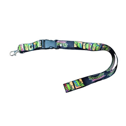 Lanyard tortugas ninja, don atelo, Rafaelo Cinta para llaves, Cinta para credencial, Marca Bisonte skate