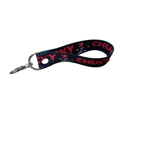Llavero chucky, el muñeco diabolico, cinta para llaves, llavero de moda, Lanyard, Marca Bisonte Skate.