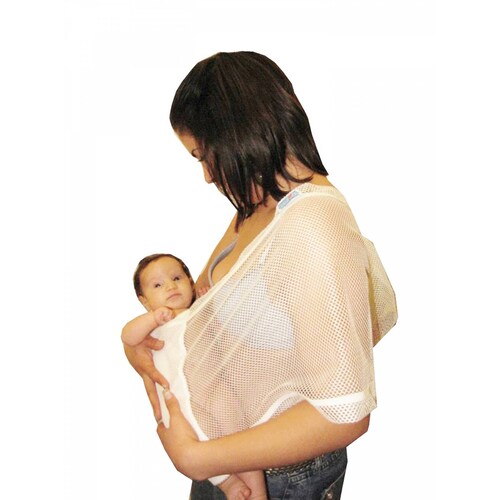 Pouch portabebé para ducha del bebé