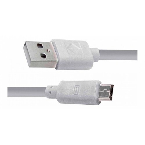Cable Usb A Micro Usb Redondo 1 M 18-1402 Blanco