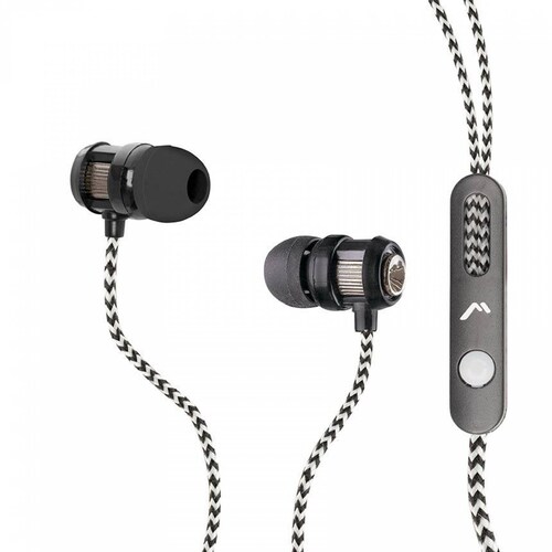 Audífonos manos libres con cable reforzado Mitzu MH-0013 Negro