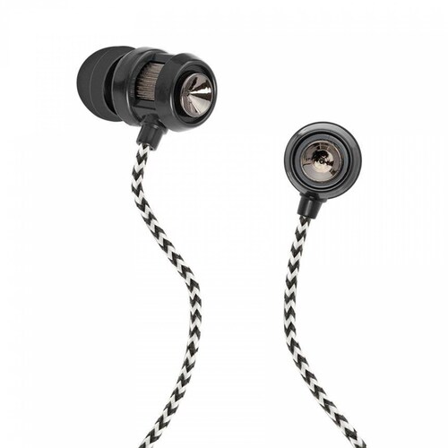 Audífonos manos libres con cable reforzado Mitzu MH-0013 Negro