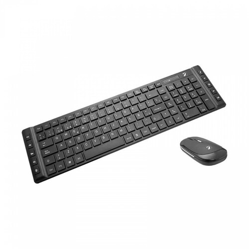 Kit inalámbrico de teclado multimedia y mouse ultraligero Green Leaf 