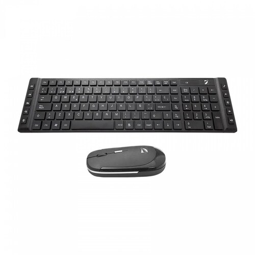 Kit inalámbrico de teclado multimedia y mouse ultraligero Green Leaf 