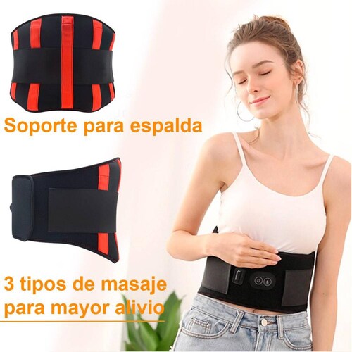 FAJA MASAJEADORA INFRAROJA ABDOMEN ESPALDA BAJA TERAPIA LUMBAR 
