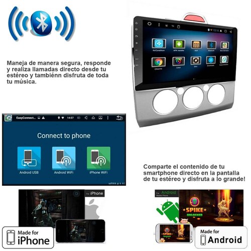 Estereo P Ford Focus Android Wifi Gps Bluetooth Touch 9' Hi 