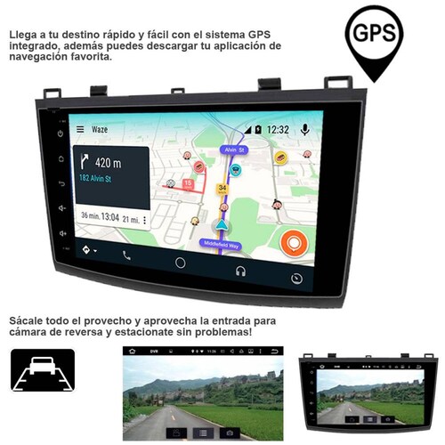 Estereo Vak Mazda 3 Android Wifi Gps Bluetooth Touch 9´ Usb 