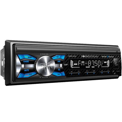 Autoestèreo con Bluetooth Soundstream XP-24B entrada USB, SD, MP3, Control 