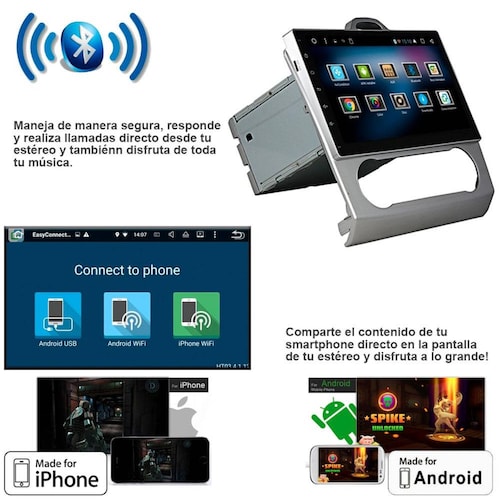 Estereo P Ford Focus Android Wifi Gps Bluetooth Touch 9' 