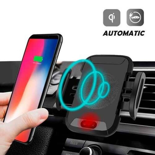 Cargador Inalambrico Vak 113a Motorizado Celular Auto Iphone 