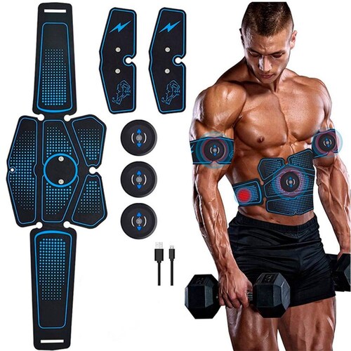 Electro estimulador Muscular - tonifica abdominales brazos Fitness