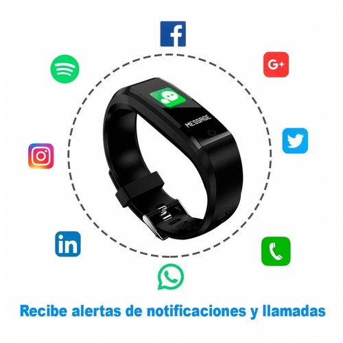Reloj Smartwatch Vak 115 Podometro Bluetooth Sueño Musica .